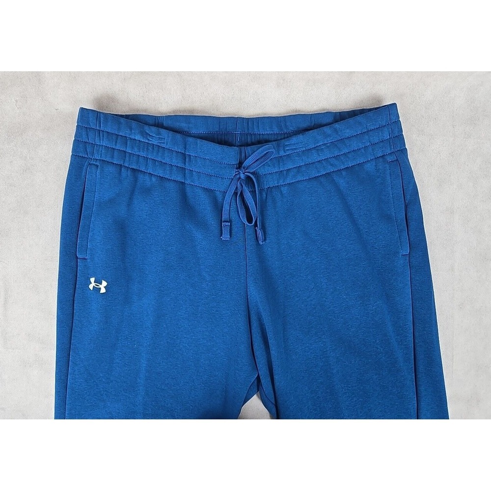 Under Armour Pants‎ Women's Size 1X Fleece Jogger Sweatpants Blue White NWT